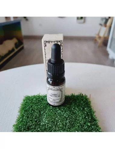 bouteille huile cbd sur herbe